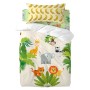 Duvet cover set HappyFriday Mr Fox Wild Multicolour Baby Crib 2 Pieces | Tienda24 Tienda24.eu