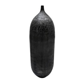 Vase White Black Polyresin 19 x 19 x 30 cm | Tienda24 - Global Online Shop Tienda24.eu