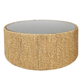 Beistelltisch 81 x 81 x 76,5 cm natürlich Beige Rattan | Tienda24 - Global Online Shop Tienda24.eu