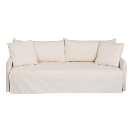 Sofabed 200 x 94 x 86 cm Synthetic Fabric Cream | Tienda24 - Global Online Shop Tienda24.eu