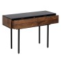 Console ABNER Marron Noir Métal Fer Bois de manguier 110 x 40 x 76 cm | Tienda24 - Global Online Shop Tienda24.eu