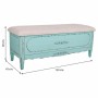 Bench Alexandra House Living Blue Sponge Fir wood MDF Wood 43 x 48 x 120 cm | Tienda24 - Global Online Shop Tienda24.eu