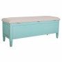 Bench Alexandra House Living Blue Sponge Fir wood MDF Wood 43 x 48 x 120 cm | Tienda24 - Global Online Shop Tienda24.eu