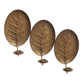 Postes de iluminação Home ESPRIT Dourado Metal Cristal Árabe 26 x 26 x 53 cm (2 Peças) | Tienda24 - Global Online Shop Tienda24.eu