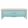 Bench Alexandra House Living Blue Sponge Fir wood MDF Wood 43 x 48 x 120 cm | Tienda24 - Global Online Shop Tienda24.eu