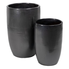 Vase Gris Céramique 52 x 52 x 80 cm (2 Unités) de BigBuy Home, Vases - Réf : S8803358, Prix : 353,93 €, Remise : %