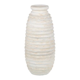 Vase Crème Céramique 24 x 24 x 60 cm de BigBuy Home, Vases - Réf : S8803408, Prix : 63,00 €, Remise : %