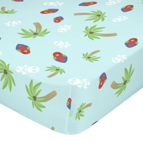 Fitted bottom sheet Decolores Papamoa Multicolour Single | Tienda24 Tienda24.eu