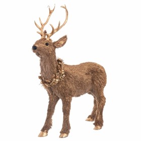 Christmas bauble Brown Polyfoam Deer 40 x 14 x 17 cm by BigBuy Christmas, Christmas - Ref: S8803543, Price: 44,71 €, Discount: %