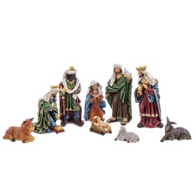 Decorazione Natalizia Multicolore Poliresina Natività/Presepe 31,5 cm (9 Pezzi) di BigBuy Christmas, Natale - Rif: S8803575, ...