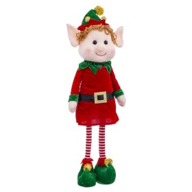 Adorno Navideño Multicolor Metal Foam Tejido Niño Elfo 70 cm de BigBuy Christmas, Navidad - Ref: S8803580, Precio: 31,16 €, D...