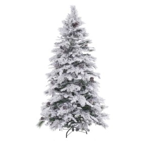 Árbol de Navidad Blanco Verde PVC Metal Polietileno 210 cm de BigBuy Christmas, Navidad - Ref: S8803590, Precio: 222,53 €, De...