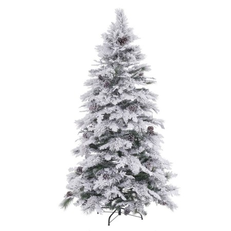 Albero di Natale Bianco Verde PVC Metallo Polietilene 210 cm di BigBuy Christmas, Natale - Rif: S8803590, Prezzo: 222,53 €, S...