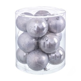 Bolas de Natal Multicolor Cobre Plástico 8 x 8 x 8 cm (12 Unidades) de BigBuy Christmas, Natal - Ref: S8803596, Preço: 9,52 €...