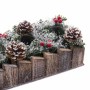 Portavelas Navideño Blanco Rojo Verde Natural Madera Cristal Plástico 30 x 15 cm de BigBuy Christmas, Navidad - Ref: S8803597...