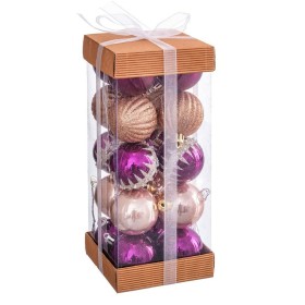 Bolas de Navidad Multicolor PVC 5 x 5 x 5 cm (20 Unidades) de BigBuy Christmas, Navidad - Ref: S8803607, Precio: 9,52 €, Desc...