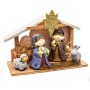 Weihnachtsschmuck Bunt Holz aus Keramik Geburt/Krippe 27,5 x 12 x 20 cm (4 Stücke) | Tienda24 - Global Online Shop Tienda24.eu