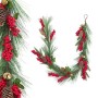 Christmas garland Red Green Plastic Pineapples 140 cm | Tienda24 - Global Online Shop Tienda24.eu