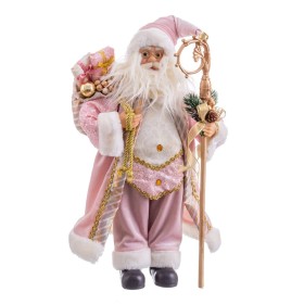 Adorno Navideño Rosa Plástico Poliresina Tejido 45 cm de BigBuy Christmas, Navidad - Ref: S8803710, Precio: 35,21 €, Descuent...