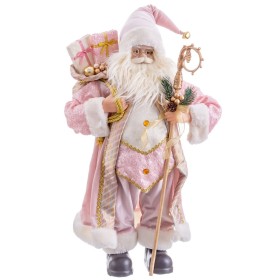 Adorno Navideño Rosa Plástico Poliresina Tejido 60 cm de BigBuy Christmas, Navidad - Ref: S8803711, Precio: 59,74 €, Descuent...