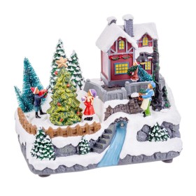 Weihnachtsschmuck Bunt Polyesterharz Weihnachten 20,5 x 15 x 16,3 cm von BigBuy Christmas, Weihnachten - Ref: S8803775, Preis...