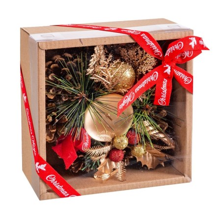 Bougeoirs de Noël Multicouleur Doré Métal Plastique 15 x 15 x 10 cm | Tienda24 - Global Online Shop Tienda24.eu