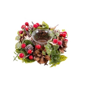 Weihnachtsbaum Romimex Braun grün Polyäthylen Kiefernzapfen 24 x 47 x 24 cm | Tienda24 - Global Online Shop Tienda24.eu