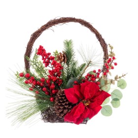 Rena de Natal Castanho Branco 24 x 63 x 27 cm | Tienda24 - Global Online Shop Tienda24.eu