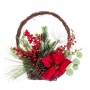 Christmas bauble Red Multicolour Rattan Plastic Pineapples Basket 43,18 cm | Tienda24 - Global Online Shop Tienda24.eu