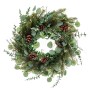 Weihnachtskranz grün natürlich Kunststoff 60 cm von BigBuy Christmas, Weihnachten - Ref: S8803808, Preis: 48,00 €, Rabatt: %