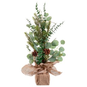 Adorno Navideño Verde Natural Plástico Fibra Piñas 63,5 cm de BigBuy Christmas, Navidad - Ref: S8803809, Precio: 32,21 €, Des...