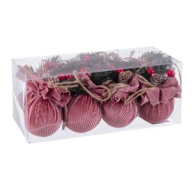 Bolas de Navidad Multicolor Rosa Pana Foam 6 x 6 x 6 cm (8 Unidades) de BigBuy Christmas, Navidad - Ref: S8803844, Precio: 7,...