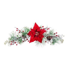 Adorno Navideño Rojo Multicolor Plástico Tejido Piñas 60 cm de BigBuy Christmas, Navidad - Ref: S8803887, Precio: 19,17 €, De...