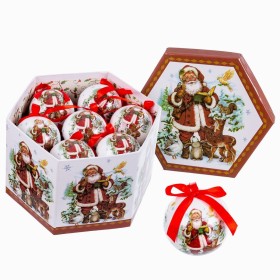 Boules de Noël Multicouleur Polyfoam Père Noël 7,5 x 7,5 x 7,5 cm (14 Unités) de BigBuy Christmas, Noël - Réf : S8803915, Pri...