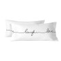 Pillowcase HappyFriday Blanc Live Multicolour 45 x 110 cm (2 Units) | Tienda24 Tienda24.eu