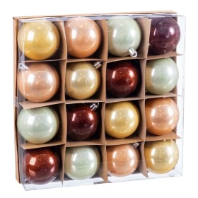 Bolas de Natal Multicolor Plástico 6 x 6 x 6 cm (16 Unidades) de BigBuy Christmas, Natal - Ref: S8803959, Preço: 10,22 €, Des...