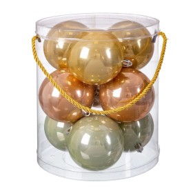 Boules de Noël Multicouleur Plastique 8 x 8 x 8 cm (9 Unités) de BigBuy Christmas, Noël - Réf : S8803961, Prix : 10,26 €, Rem...