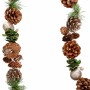 Christmas garland Golden Natural Plastic Foam Pineapples 150 cm | Tienda24 - Global Online Shop Tienda24.eu