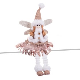 Christmas bauble Multicolour Metal Polyfoam Fabric Angel 16 x 7 x 36 cm by BigBuy Christmas, Christmas - Ref: S8803985, Price...