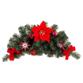 Statua Decorativa Natale Tinsel Casa 19 x 24,5 x 19 cm Rosso Bianco Verde Plastica polipropilene | Tienda24 - Global Online Shop Tienda24.eu