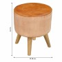 Hocker Alexandra House Living Mango-Holz 38 x 42 x 38 cm | Tienda24 - Global Online Shop Tienda24.eu