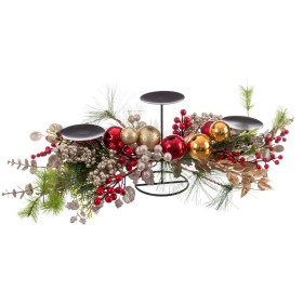 Castiçal Natalício Multicolor Metal Plástico 150 cm de BigBuy Christmas, Natal - Ref: S8804104, Preço: 42,57 €, Desconto: %