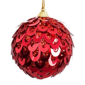 Boules de Noël Rouge Plastique Polyfoam 8 x 8 x 8 cm (4 Unités) de BigBuy Christmas, Noël - Réf : S8804112, Prix : 7,74 €, Re...