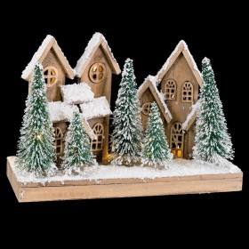 Christmas Tree 5 x 31 x 15,5 cm Golden Wood | Tienda24 - Global Online Shop Tienda24.eu