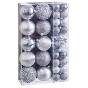 Christmas Baubles Silver (50 Units) by BigBuy Christmas, Christmas - Ref: S8804154, Price: 18,14 €, Discount: %