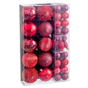 Bolas de Natal Vermelho (50 Unidades) de BigBuy Christmas, Natal - Ref: S8804155, Preço: 18,14 €, Desconto: %