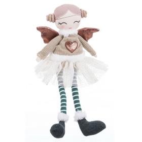 Adorno Navideño Verde Beige Arena Tejido 42 cm de BigBuy Christmas, Navidad - Ref: S8804160, Precio: 16,75 €, Descuento: %