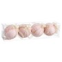 Bolas de Navidad Rosa Polyfoam Tejido 8 x 8 x 8 cm (4 Unidades) de BigBuy Christmas, Navidad - Ref: S8804162, Precio: 7,14 €,...