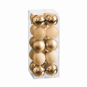 Bolas de Navidad Dorado 5 x 5 x 5 cm (20 Unidades) de BigBuy Christmas, Navidad - Ref: S8804176, Precio: 6,90 €, Descuento: %