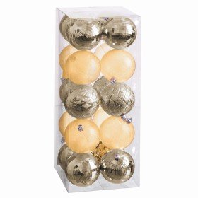 Bolas de Navidad Dorado 8 x 8 x 8 cm (20 Unidades) de BigBuy Christmas, Navidad - Ref: S8804186, Precio: 15,05 €, Descuento: %